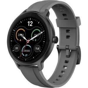 ⚡Jet Black Smart Watch for Men Women Sleep Monitor Compatible with Android iOS